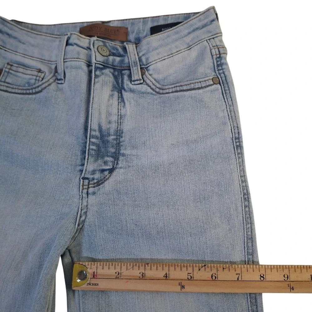 Judy Blue Bootcut Jeans Light Wash High Rise Stretch Denim JB88784 Womens 0/24S